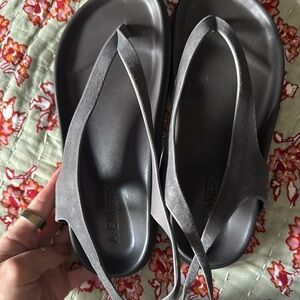 A.EMERY Shel Sandal in Storm Suede